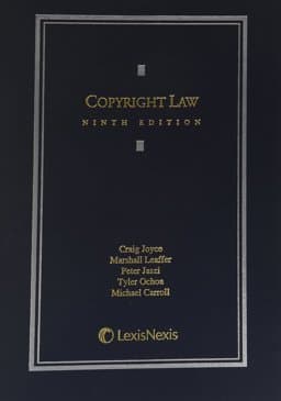 Copyright Law 9780769859248