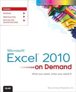 Microsoft Excel 2010 on Demand 9780789742773