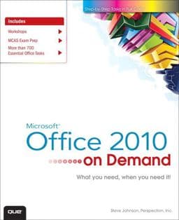 Microsoft Office 2010 on Demand 9780789742780