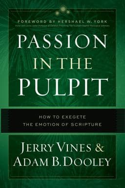Passion in the Pulpit 9780802418388