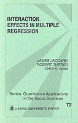Interaction Effects in Multiple Regression 9780803937031