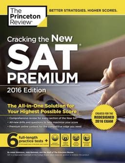 Cracking the New Sat Premium Edition 2016 9780804125994
