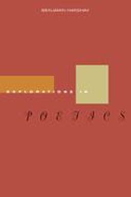 Explorations in Poetics 9780804755160