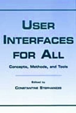 User Interfaces for All 9780805829679