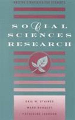 Social Sciences Research 9780810837164