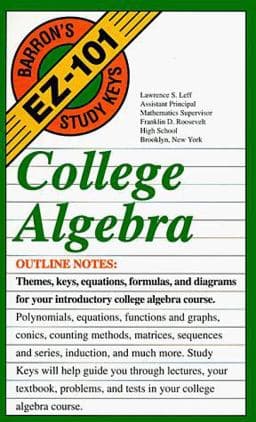 College Algebra 9780812019407