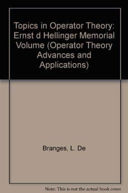 Topics in Operator Theory 9780817625320