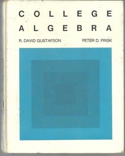College Algebra 9780818503252