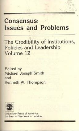 Consensus 9780819148612