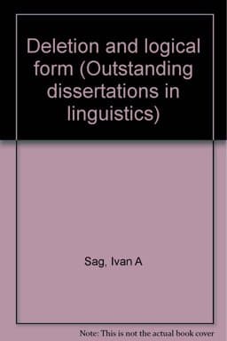 Deletion and Logical Form 9780824045593