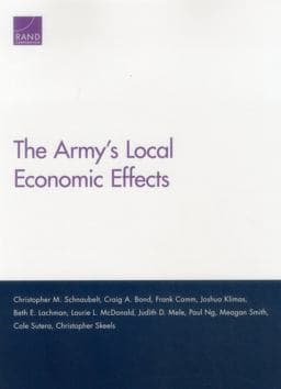 The Army's Local Economic Effects 9780833090638