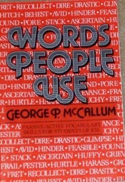 Words People Use 9780838428528