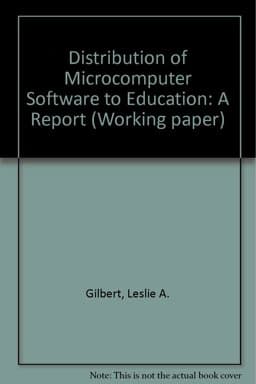 The Distribution of Microcomputer Software to Education 9780861841516