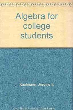 Algebra for College Students 9780871500175