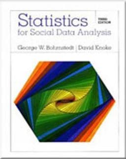 Statistics for Social Data Analysis 9780875814483