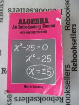 Algebra an Introductory Course 9780877202592