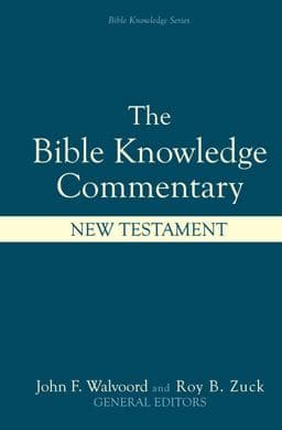 Bible Knowledge Commentary: New Testament 9780882078120