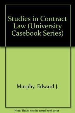 Studies in Contract Law 9780882778754
