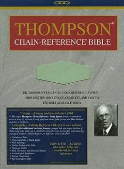 Thompson Chain Reference Bible-KJV 9780887076398