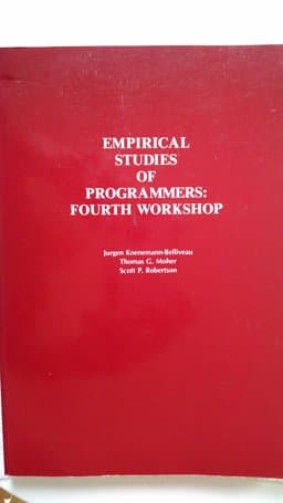 Empirical Studies of Programmers 9780893918576
