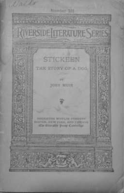 Stickeen 9780896460324