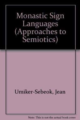 Monastic Sign Languages 9780899251813