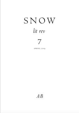 Snow Lit Rev, 7 9780907954583