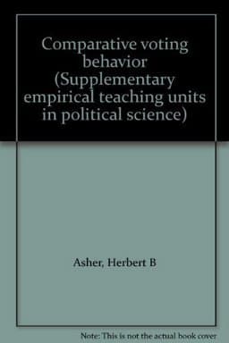 Comparative Voting Behavior 9780915654192