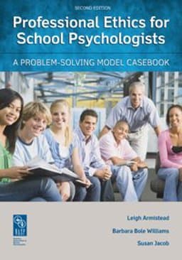 Prof Ethics for School Psychologists 9780932955630