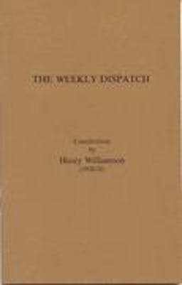 Contributions to "The Weekly Dispatch", 1920-21 9780950865218