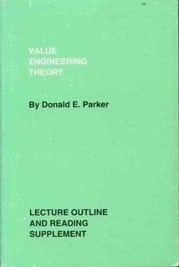 Value Engineering Theory Rev. 1995 9780964105218