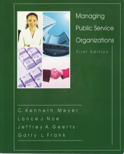 Managing Public Service Organizations 9780977088119