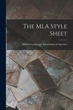 The MLA Style Sheet 9781014631749