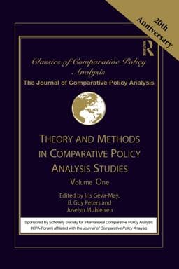 Theory and Methods in Comparative Policy Analysis Studies 9781032082233