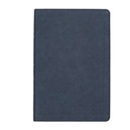 CSB Large Print Thinline Bible, Navy LeatherTouch 9781087774398