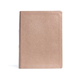 CSB Study Bible, Rose Gold LeatherTouch 9781087782577