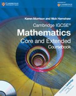 Cambridge IGCSE Mathematics Core and Extended Coursebook 9781107606272