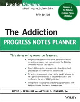 The Addiction Progress Notes Planner 9781118542965