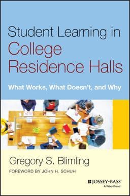 Student Learning in College Residence Halls 9781118551608