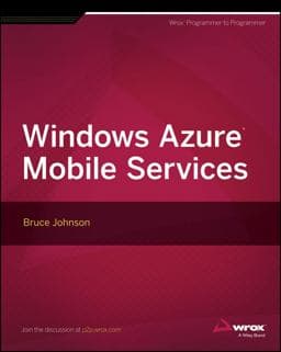 Windows Azure Mobile Services 9781118678695