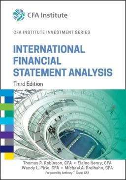 International Financial Statement Analysis 9781118999479
