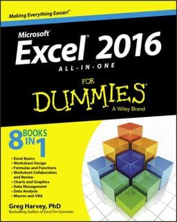 Excel 2016 All-In-One for Dummies 9781119077152