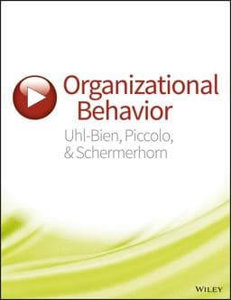Organizational Behavior, 1e WileyPLUS Print Companion 9781119091684