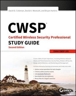 CWSP Certified Wireless Security Professional Study Guide 9781119211082