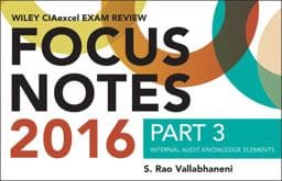 Wiley CIAexcel Exam Review 2016 Focus Notes 9781119241195