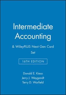 Intermediate Accounting, 16e and WileyPLUS Next Gen Card Set 9781119524267