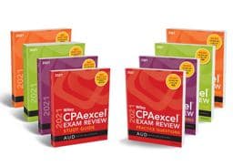 Wiley CPAexcel Exam Review 2021 Study Guide + Question Pack 9781119761549