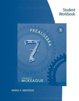 Student Workbook for Mckeague's Prealgebra: a Text/Workbook, 7th 9781133364597