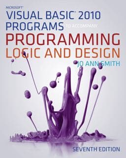 Microsoft® Visual Basic® Programs to Accompany Programming Logic and Design 9781133526087