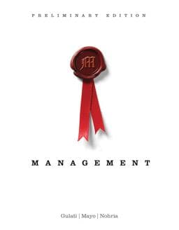 Management, Preliminary Edition 9781133626701